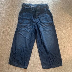 Brand new seven wide leg pants, inseam 26 belted with patch pockets size 10.